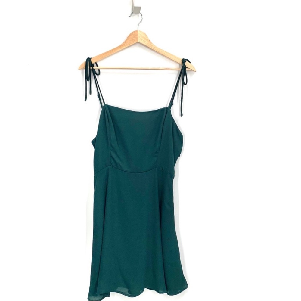 Dry Goods by Lola Grace Emerald Green Sleeveless Thin Straps Dress Large NWT